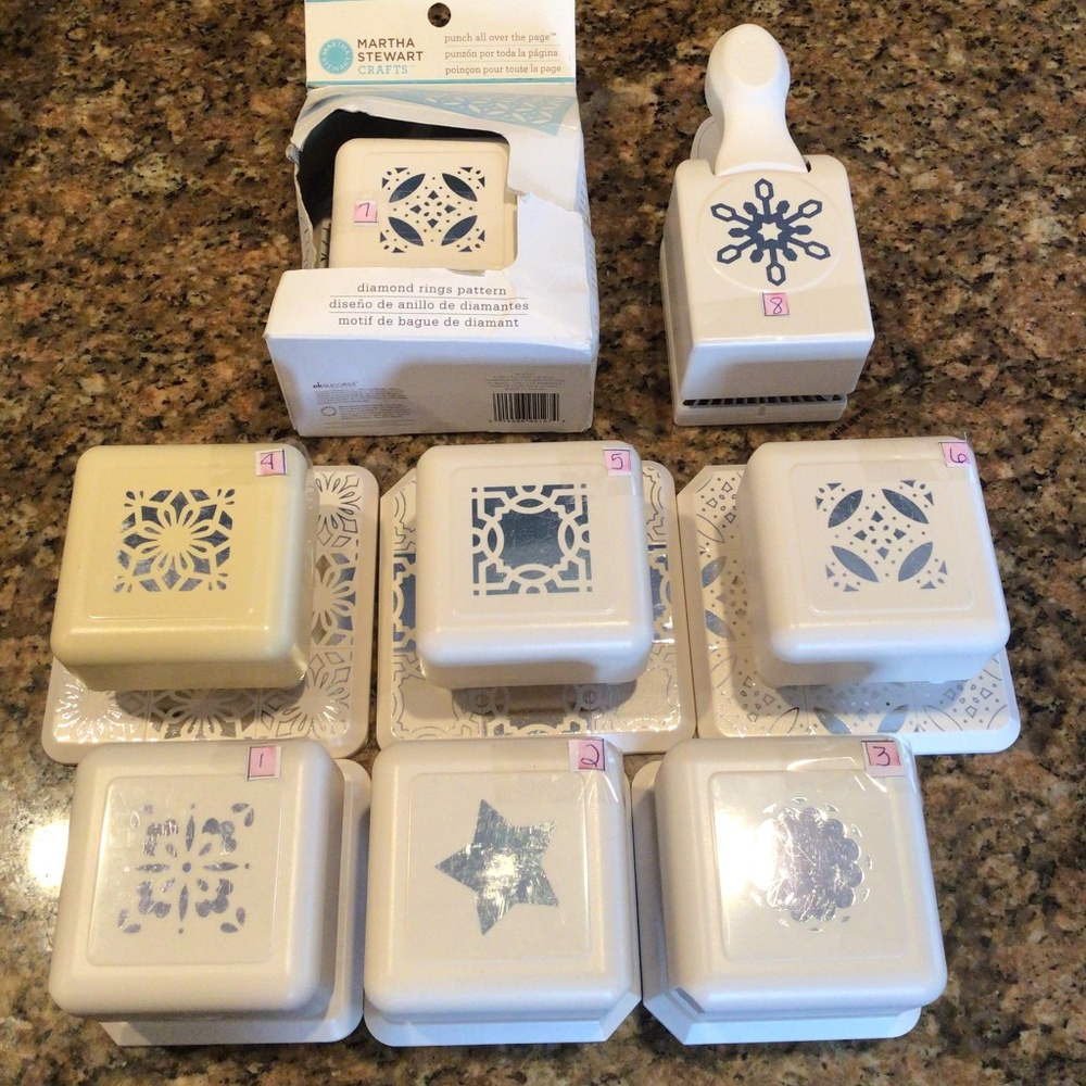 MARTHA STEWART LARGE MAGNETIC PUNCHES FROM $10 TO $20 EACH